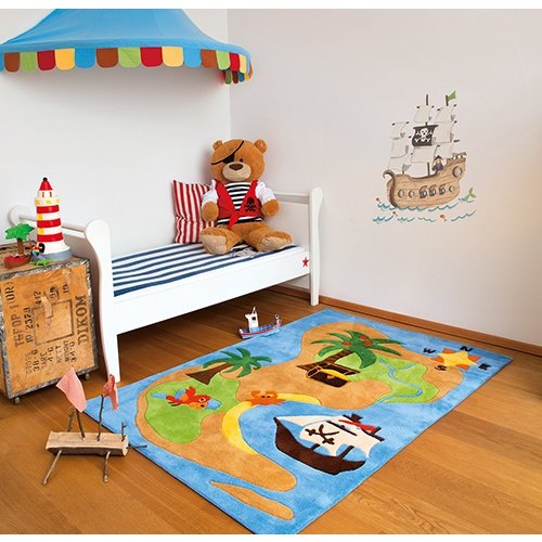 Arte Espina Speeltapijt - vloerkleed Joy Pirateneiland Arte Espina Speeltapijt - vloerkleed Joy Pirateneiland