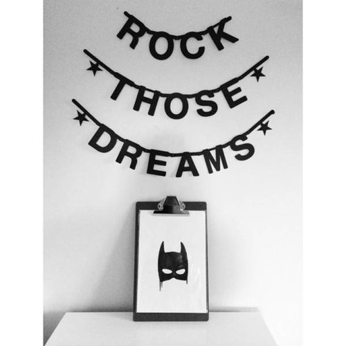 Feestslinger met naam. Ontwerp hem zelf! - Black&White Feestslinger met naam. Ontwerp hem zelf! - Black&White