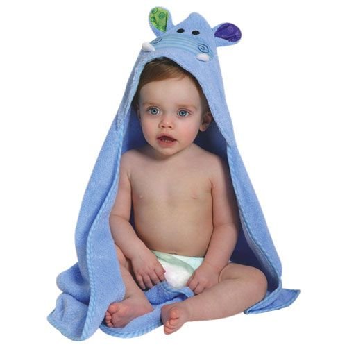 Zoocchini Baby badcape - Henry the Hippo Zoocchini Baby badcape - Henry the Hippo