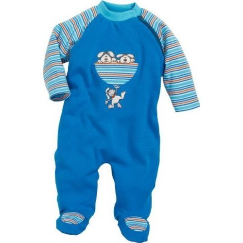 Schnizler (Playshoes) babypakje / slaappakje katoen met voetjes Schnizler (Playshoes) babypakje / slaappakje katoen met voetjes