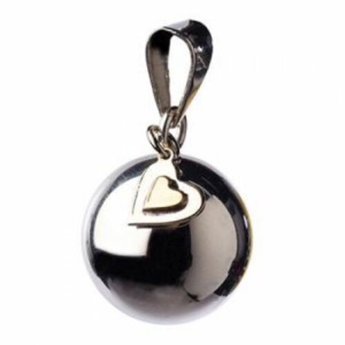 Babylonia Bola zilver met hartjes bedeltje Babylonia Bola zilver met hartjes bedeltje