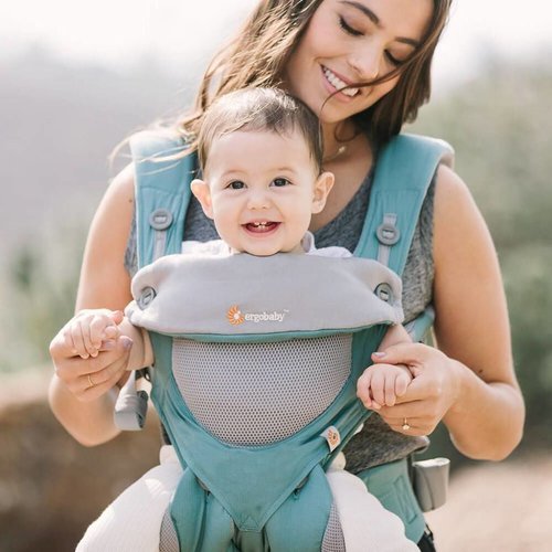 Ergobaby 4 positie draagzak 360° Carrier Cool Air Icy Mint Ergobaby 4 positie draagzak 360° Carrier Cool Air Icy Mint