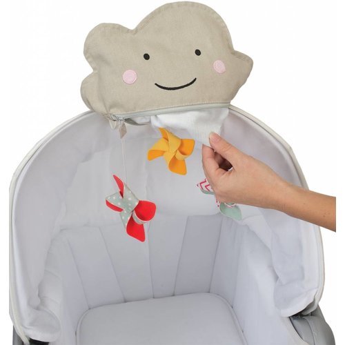 Taf Toys Universeel Zonnescherm Met Speeltjes - Wolk Taf Toys Universeel Zonnescherm Met Speeltjes - Wolk