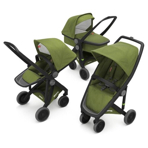 Greentom Combination 3-in-1 Reversible - Zwart/Olijf groen Greentom Combination 3-in-1 Reversible - Zwart/Olijf groen