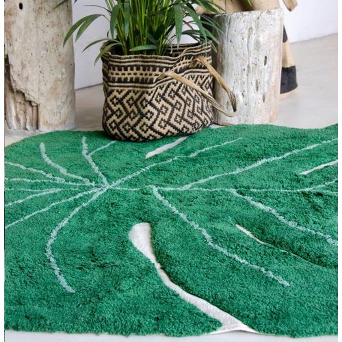 Lorena Canals Monstera Leaf vloerkleed - 120 x 180 cm Lorena Canals Monstera Leaf vloerkleed - 120 x 180 cm