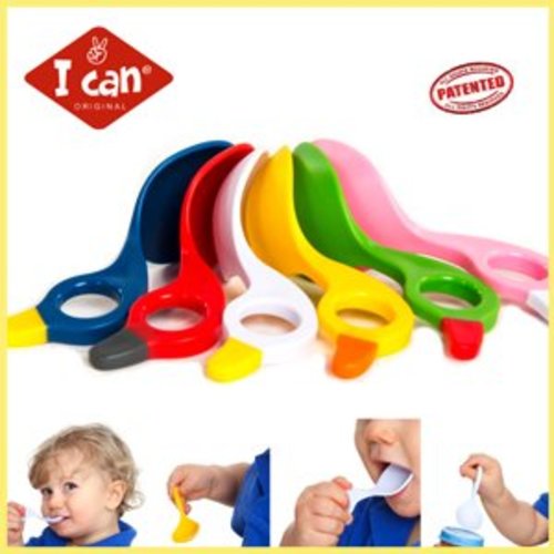 I Can 2 Unieke I Can babylepeltjes. Multi grip Spoon I Can 2 Unieke I Can babylepeltjes. Multi grip Spoon