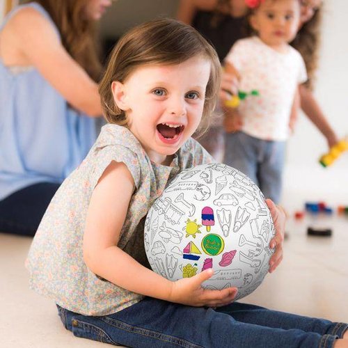 BubaBloon Ballon Cover met 3 ballons - Color your own BubaBloon Ballon Cover met 3 ballons - Color your own
