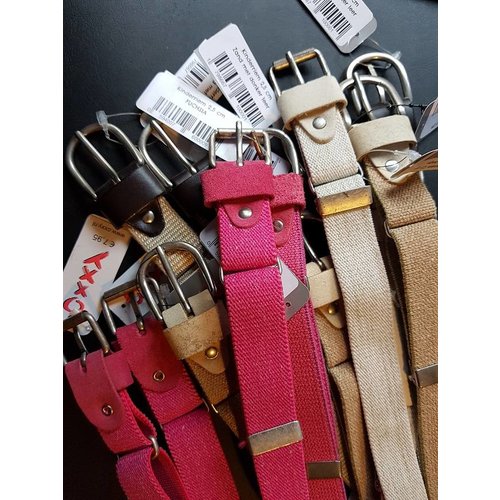 Kinderriem leder/elastiek - Diverse Kleuren Kinderriem leder/elastiek - Diverse Kleuren