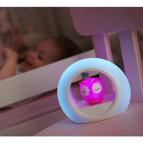 Zazu 3-fasen nachtlampje LOU uiltje roze Zazu 3-fasen nachtlampje LOU uiltje roze