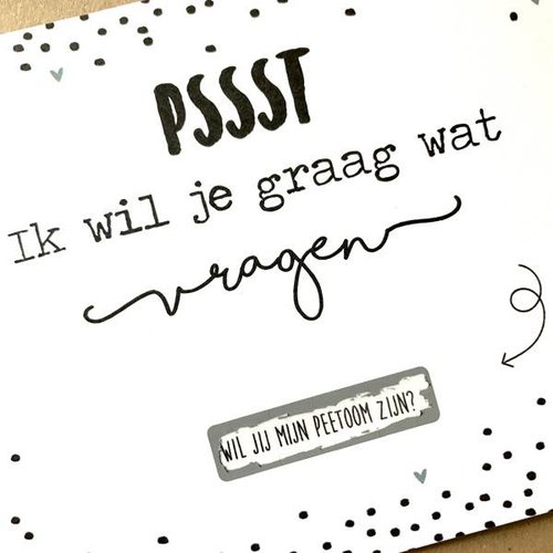 Hippe Kaartjes Kraskaart - Peetoom Hippe Kaartjes Kraskaart - Peetoom