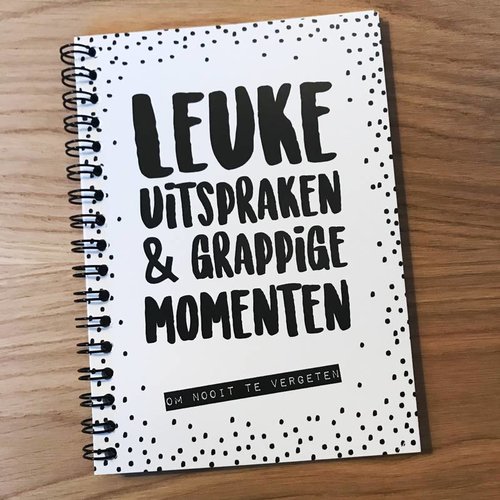 Hippe Kaartjes Leuke uitspraken boekje Hippe Kaartjes Leuke uitspraken boekje