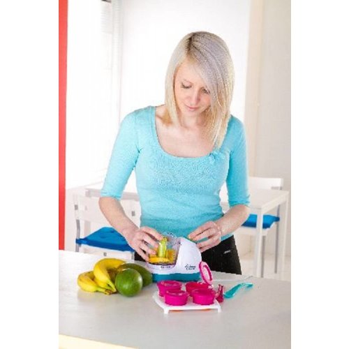 Tommee Tippee Explora 4 diepvriezer potjes met deksel en plop bodem Turquoise Tommee Tippee Explora 4 diepvriezer potjes met deksel en plop bodem Turquoise