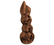 9" Anatomical Easter Bunny (Chocolate) by Jason Freeny 9" Anatomical Easter Bunny (Chocolate) by Jason Freeny