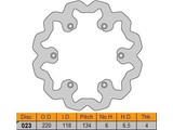 Achter remschijf SUZUKI 023