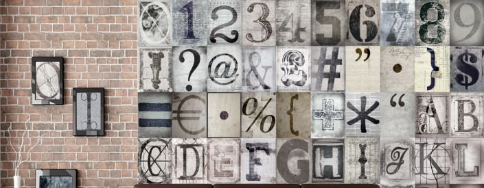 Creative Collage, uniek en origineel behang