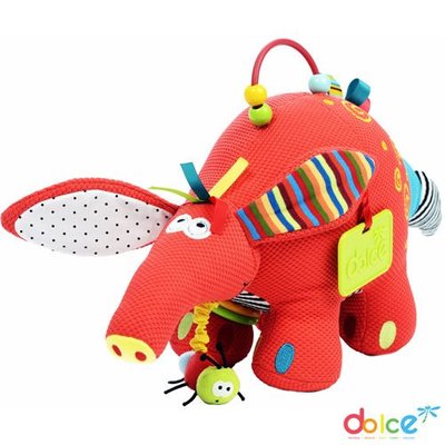 Dolce Aardvarken activiteitenknuffel