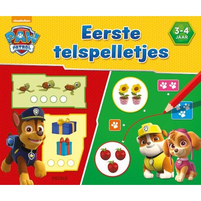 Deltas Paw Patrol - eerste telspelletjes ( 3-4 j. )