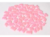 Cristallo Kunststof mozaiek-steentjes ca. 500 gram ROZE