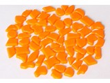 Cristallo Kunststof mozaiek-steentjes ca. 500 gram ORANJE