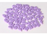 Cristallo Kunststof mozaiek-steentjes ca. 70 gram VIOLET