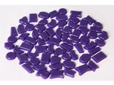 Cristallo Kunststof mozaiek-steentjes ca. 70 gram PAARS