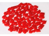 Cristallo Kunststof mozaiek-steentjes ca. 70 gram ROOD