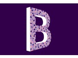 Cristallo Design Zacht, Letter B