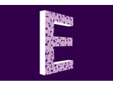 Cristallo Design Zacht, Letter E