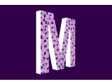 Cristallo Design Zacht, Letter M