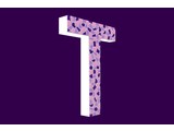Cristallo Design Zacht, Letter T
