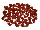 Cristallo Kunststof mozaiek-steentjes ca. 500 gram BRUIN