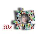 Cristallo Mini-fotolijstjes 30 stuks BLOEM mozaiekpakket MIX