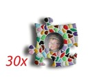 Cristallo Mini-fotolijstjes 30 stuks CIRKEL mozaiekpakket MIX