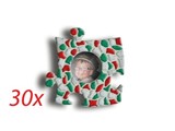 Cristallo Mini-fotolijstjes 30 stuks CIRKEL mozaiekpakket KERST