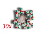 Cristallo Mini-fotolijstjes 30 stuks BLOEM mozaiekpakket KERST