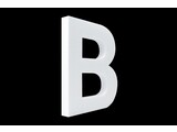 Cristallo Blanco letter B