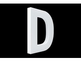 Cristallo Blanco letter D