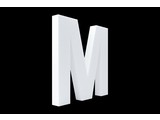 Cristallo Blanco letter M