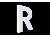 Cristallo Blanco letter R