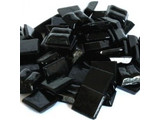 Cristallo Glas mozaiek steentjes 1x1 cm ca. 200 stuks Zwart