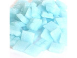 Cristallo Glas mozaiek steentjes 1x1 cm ca. 200 stuks Lichtblauw