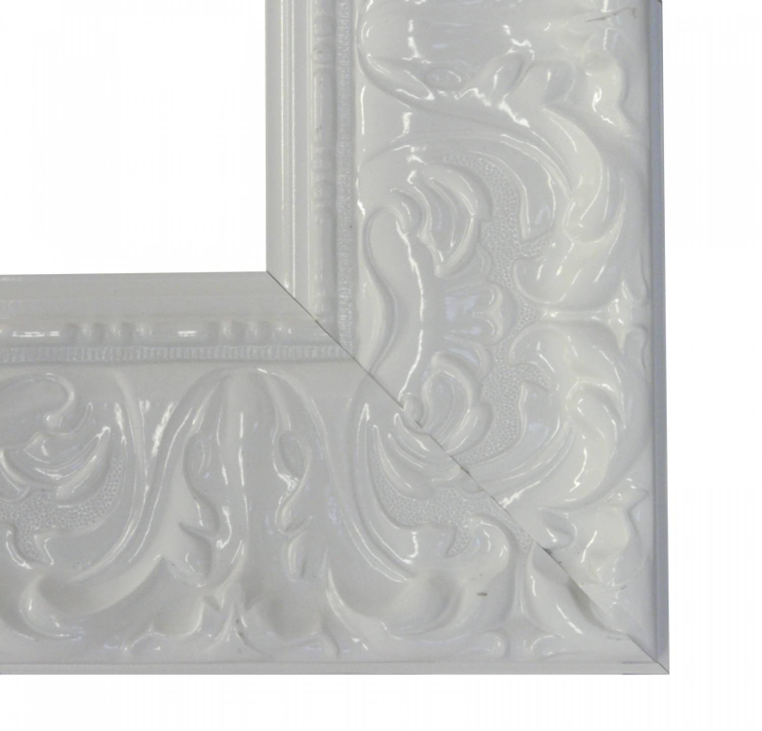 Premier Ornament XL hoogglans wit