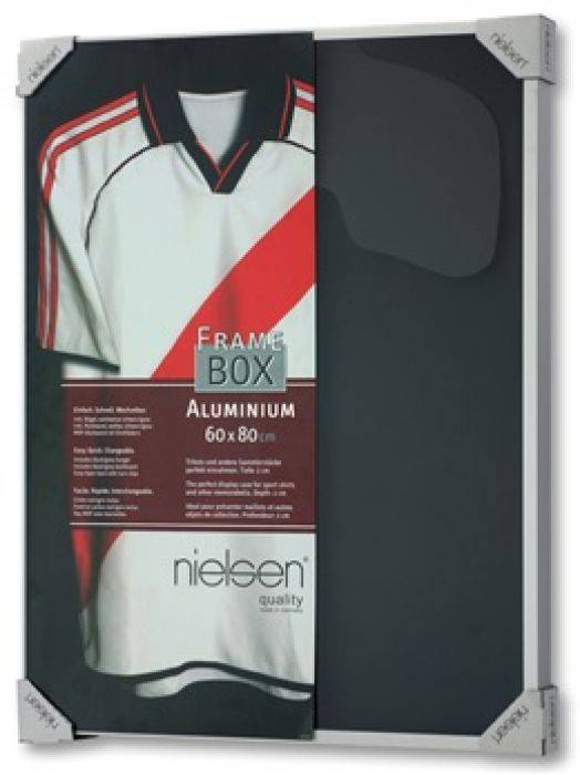 t-shirt lijst Nielsen Framebox II - 60 x 80 cm zilver