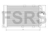Condenser Opel Astra-H Zafira-B