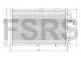 Condenser Opel Astra-H Zafira-B