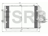 Condenser Opel Corsa-C Z10XE Z12XE Z14XE Z16SE Z18XE