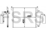 Condenser Opel Signum Vectra-C