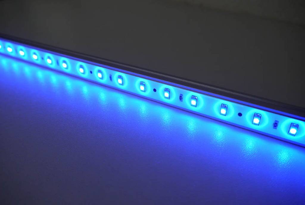 led bar 50 cm blue