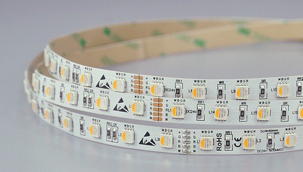 Led Streifen 60 Leds M Rgb-ww 4 In 1 Chip