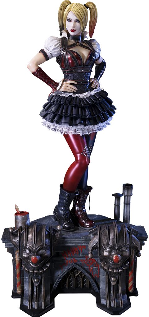 harley quinn arkham knight statue